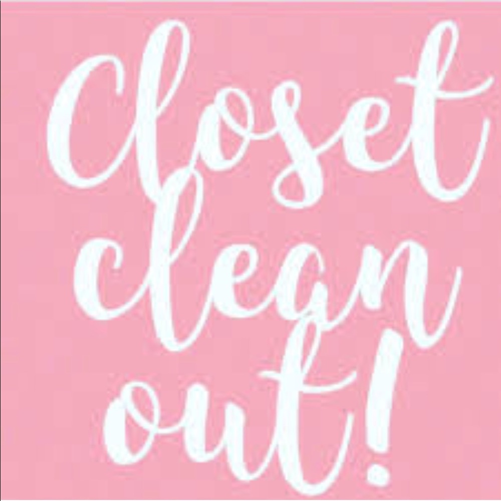 Closet clean out!